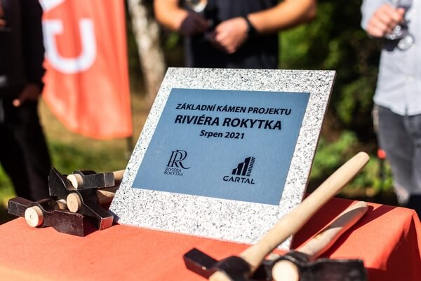 The foundation stone of the Riviéra Rokytka project was laid 