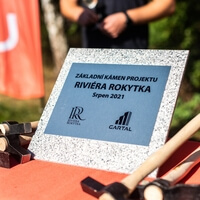 The foundation stone of the Riviéra Rokytka project was laid 